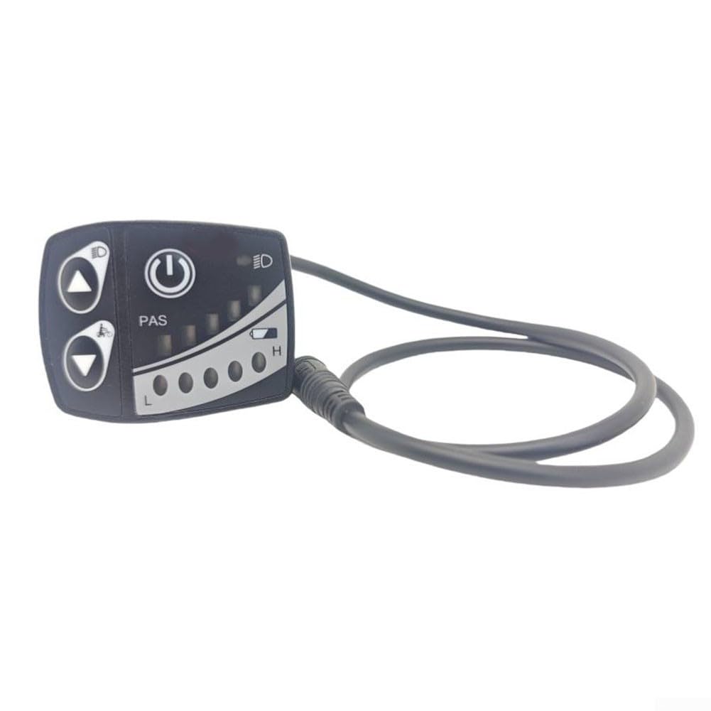 Besttoolifes Écran LED pour moteur Bafang Mid Drive avec protocole UART, étanche à 5 broches pour vélo électrique BBS01 BBS02 HD G320 G340 M400 M620