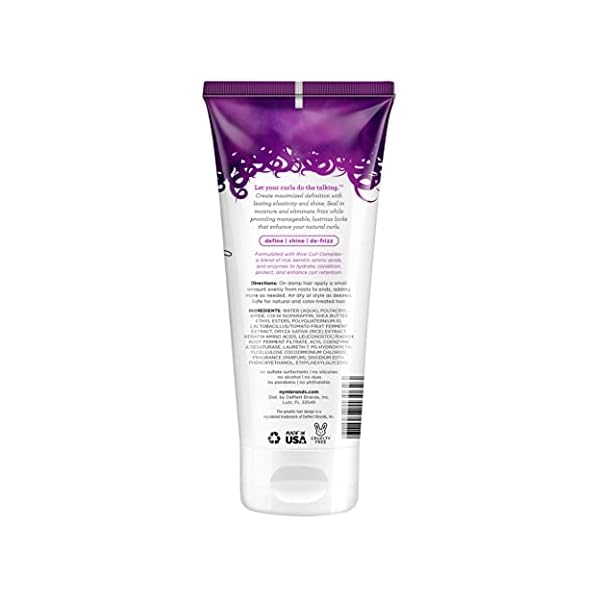 Not Your Mother's Curl Talk Frizz Control Sculpting Gel and Defining Cream (2-Pack) - 6 fl oz - Formulated with Rice Curl Complex - For All Curly Hair Types