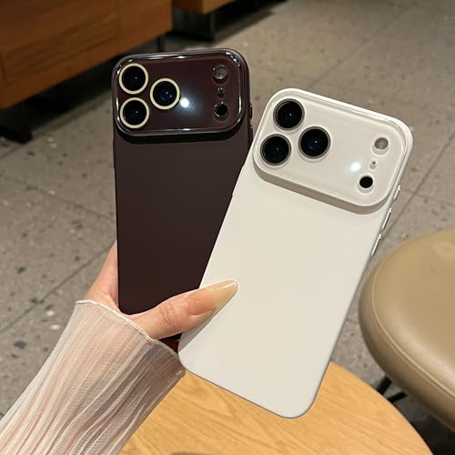 Protection objectif iPhone 17 Pro Max gris unie compatible coque