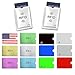 Credit Card Sleeve, 14PCS RFID Sleeves Credit Card Protectors for Identity Theft Protection (Set of 12 Credit Card Protector Sleeves + 2 Passport Holders)