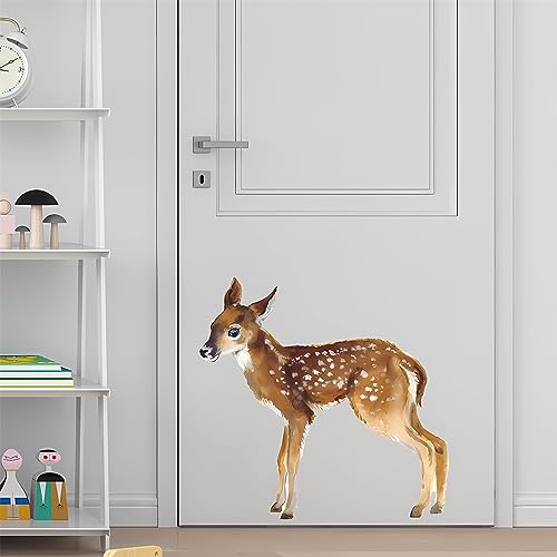 Vinilo Decorativo Infantil Ciervo Ciruela Pequeña miniatura 3
