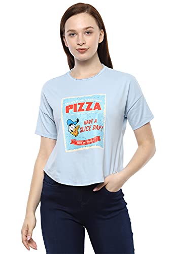 Image of Mirako by Van Heusen Women's Solid Regular Fit T-Shirt