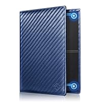 FINTIE KFZ Fahrzeugschein Hülle und Versicherungshalter- Magnetverschluss Auto Organizer für das Handschuhfach im, Scheckkarten Schutzhülle Kartenhülle mit Premium Kunstleder, Marineblau