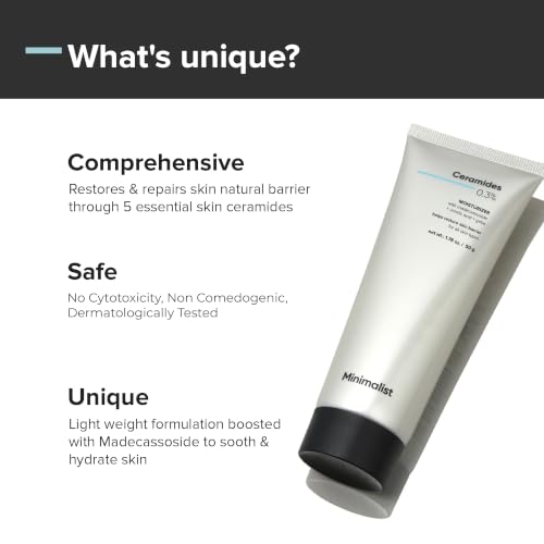 Minimalist 0.3% Ceramide Face Moisturizer For Barrier Repair & Deep Moisturization | Daily Repairing Face Moisturizing Cream | For Oily - Combination Skin | 50g - Image 5