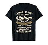 scarpe vintage anni 70 uomo Leggera, taglio classico, maniche con doppia cucitura e orlo inferiore
