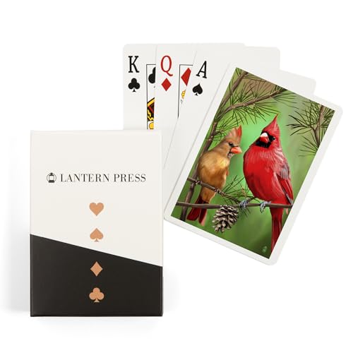 Cartas Lantern Press Cardinals in Summer, 52 cartas póker