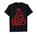 Retro Love Gants de boxe rouges Cadeaux Boxeur T-Shirt