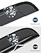JOYTUTUS Vent Visor Compatible with 2015-2024 Ford F150, 2017-2024 F-150 Raptor Crew Cab, Outside Mount Car Window Rain Guards Deflectors, Vent Shades Accessories