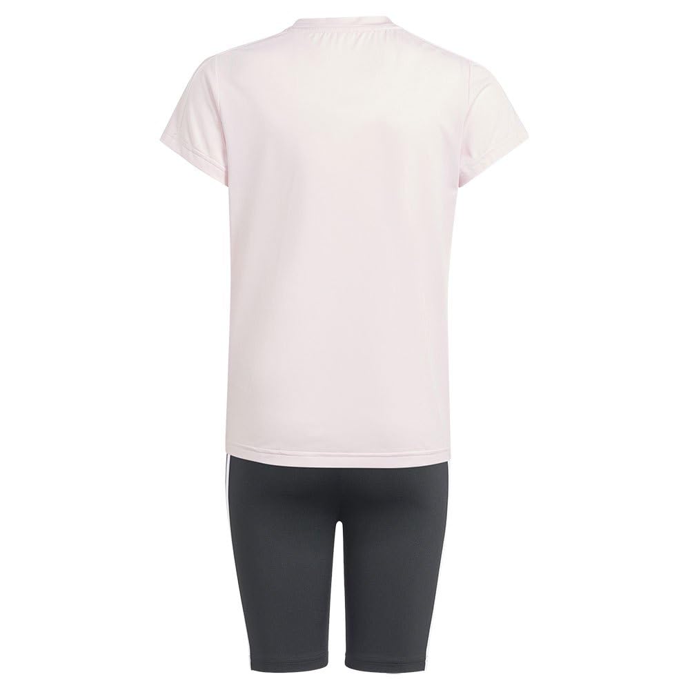 adidas Mädchen Train Essentials Tee And Shorts Set Kids T-Shirt-Set