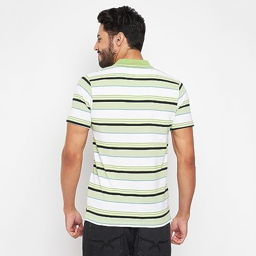 Image of Duke Stardust Men Polo Neck Half Sleeve Cotton T-Shirt (LF7047 Pista S)