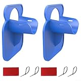 Gdfnmogo Poolschlauchhalter, Poolschlauchhalterung, Kunststoff-Schlauchhalter, Poolschlauchhalter für 38 mm Poolschlauchhalter für Schwimmbad, 2 Stück, Blau, 2 Stück
