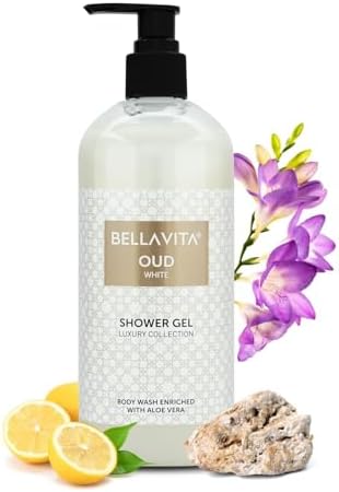 BellaVita Luxury OUD WHITE Body Wash | 500 ml | Unisex