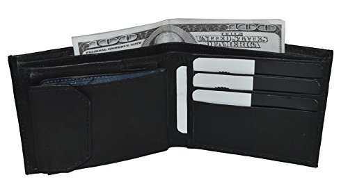 Mens leather premium designer wallet by Leatherboss2