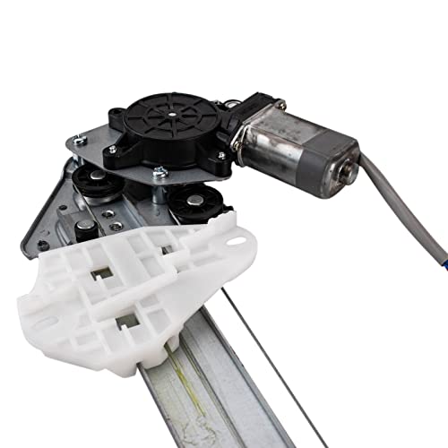 Image of TRQ Front Driver Side Power Window Motor and Regulator Assembly One Touch Anti Pinch Compatible with 2018-20 Honda Accord