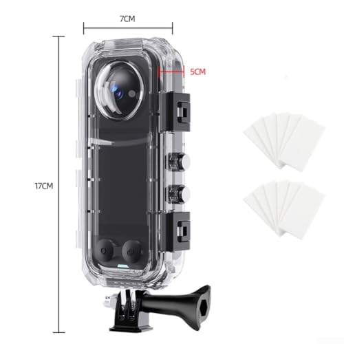 Carcasa impermeable de 60 metros para insta360 X5 evita arañazos 2