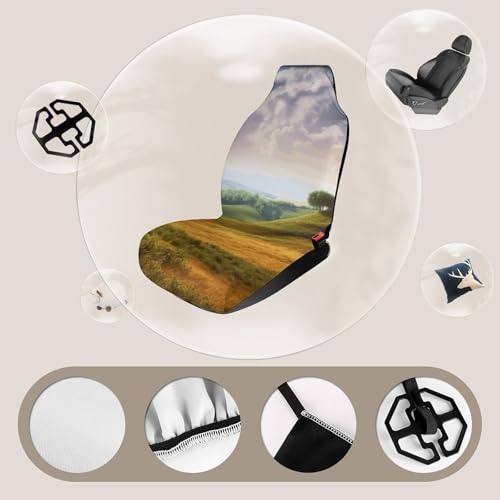 Housse de siège de voiture universelle confortable compatible auto SUV - 4