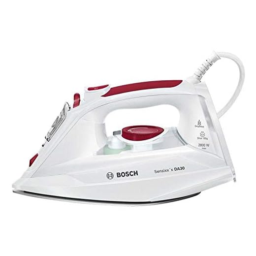 Bosch Hogar Sensixx'x TDA302801W, 2800 W, 0.3, Cerámica, blanco/rojo