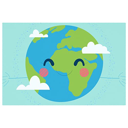 Sets de table lavable Funny Earth fini les taches sur la table