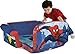 Marshmallow Furniture, Children's Upholstered 2 in 1 Flip Open Sofa, Marvel Spiderman, by Spin Master, blue