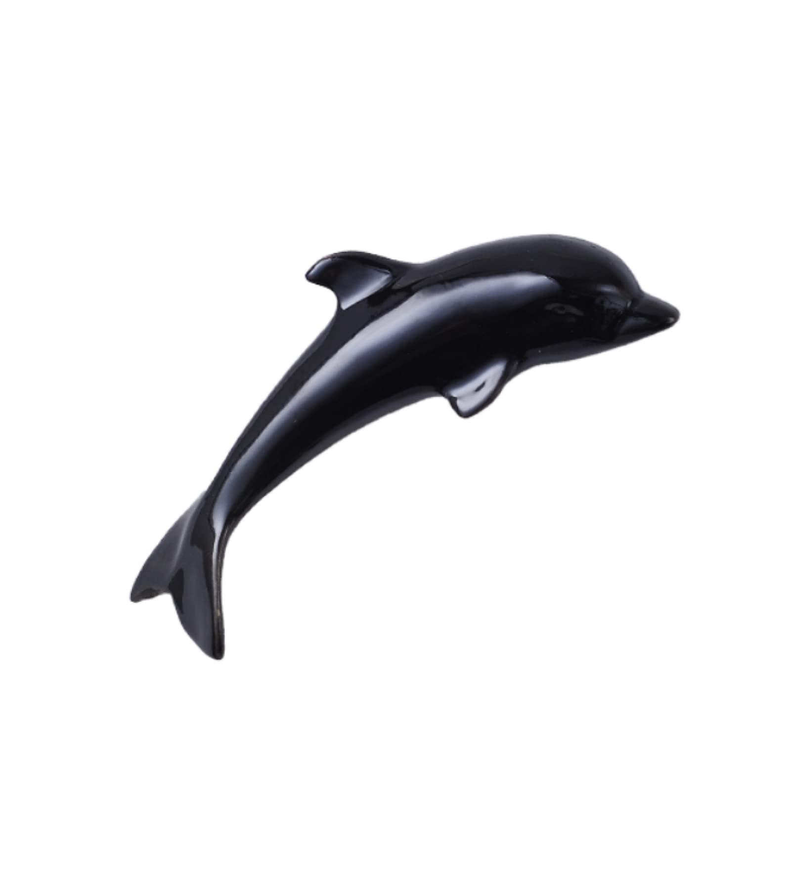 Amazon.com: Ceramic Black Dolphin Wall Decor Handcrafted Sculpture