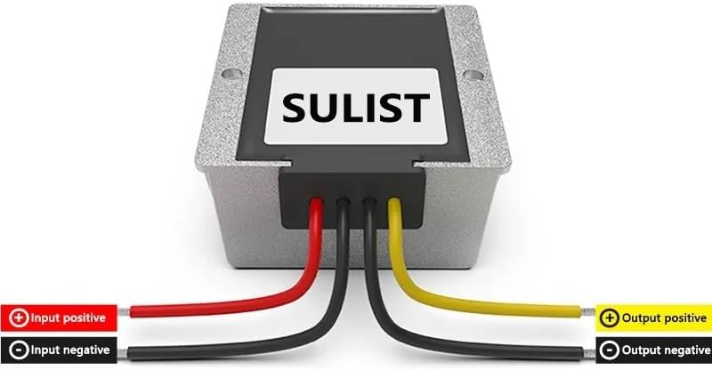 Car 10-36V to 12V13.8V/15V/19V20V/24V Voltage Regulator DC to DC Buck-Boost Power Supply Regulator Module 5A-30A(Output5A,10-36V-12V)