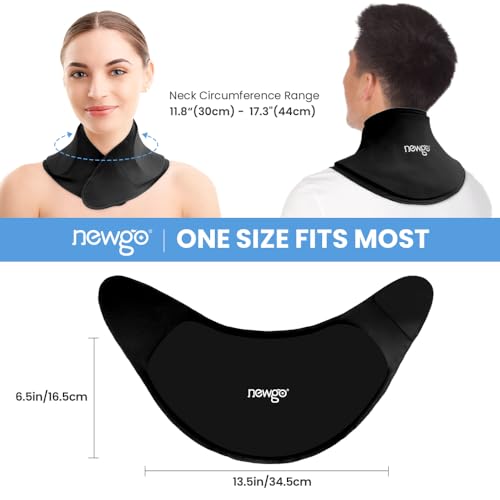 Image of NEWGO Neck Ice Pack Wrap Gel, Ice Packs for Neck Reusable, Hot and Cold Compress, Relief of Pain, Swelling, Office Pressure and Surgery Recovery