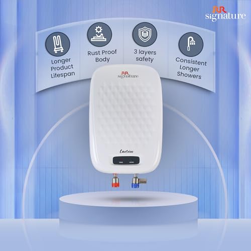 Image of RR Signature Centrino 3L Water Heater for Home | Instant Storage Geyser with Whirflow Technology | 100% Copper Heating Element | Rust & Shock Proof Body|2 Yr Warranty on Product & 5 Year on Tank by RR