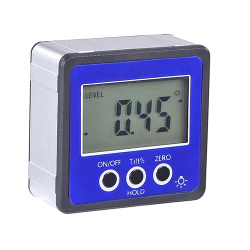 Medidor de ángulos digital con base magnética miniatura 1