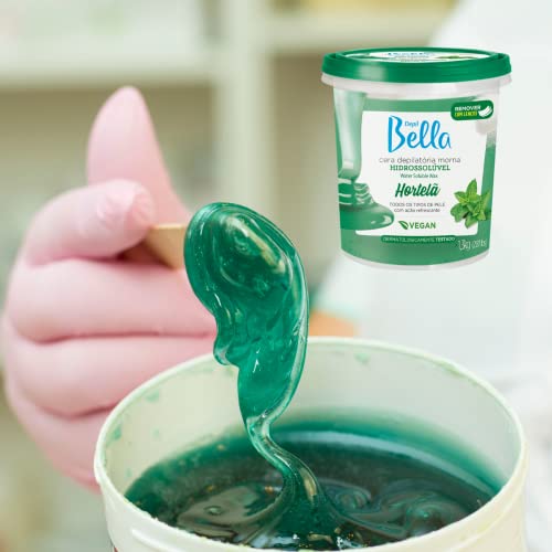 Cera Hidro Hortelã 1300G, Depil Bella