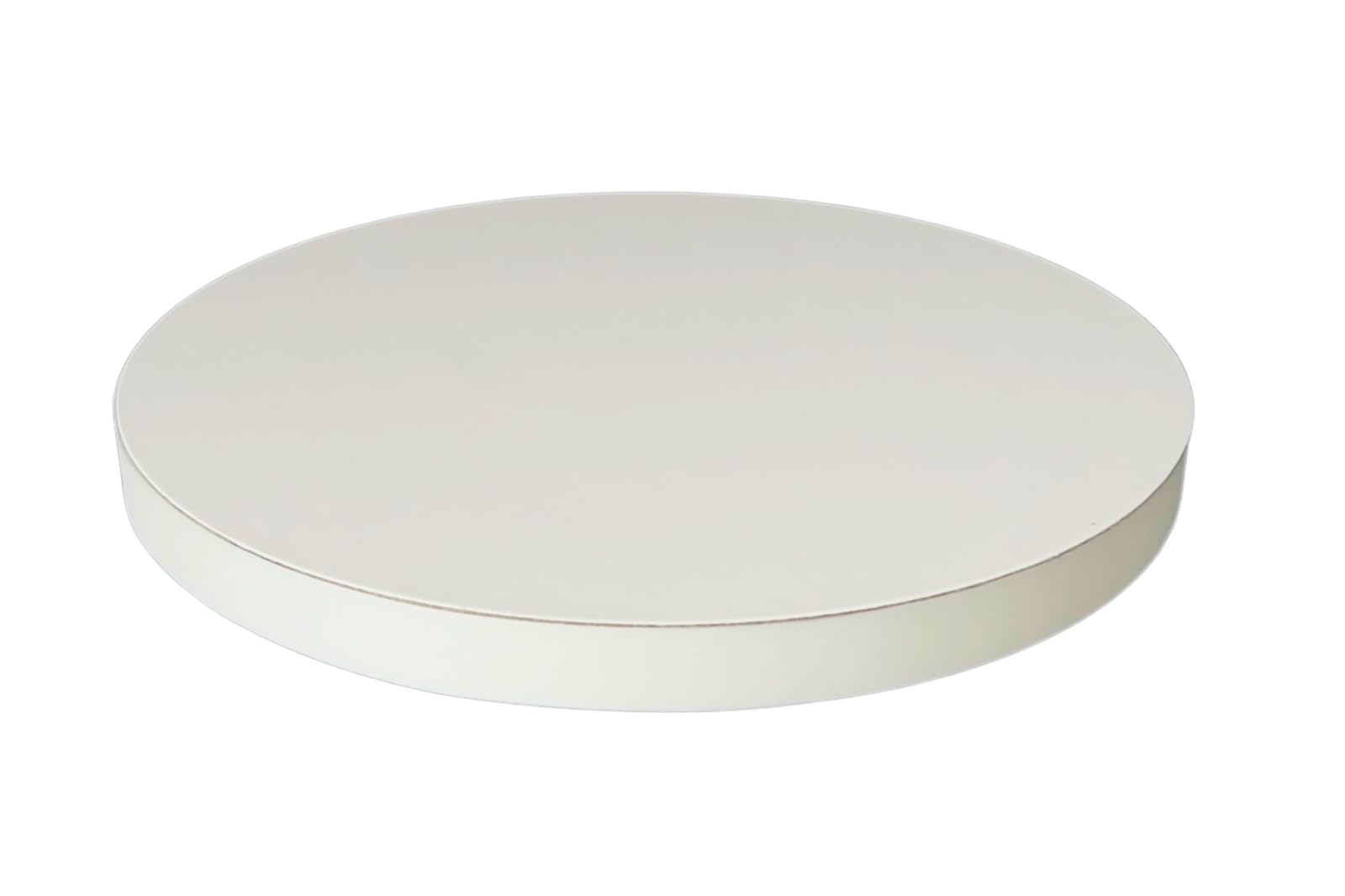 Cake Board aus Styrodur Ø 40 cm, stabil, leicht, 2,3cm hoch, extra hoch für Dekobänder