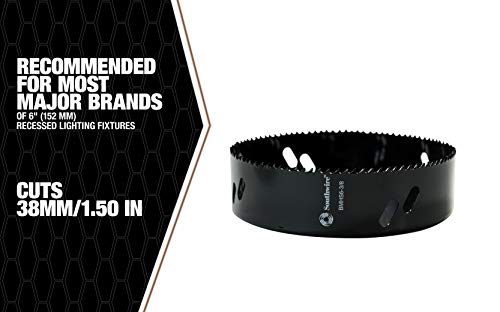 Southwire Hole Saw, Bi-Metal 6-3/8"Dia (Bmhs6-3/8) #TOP7