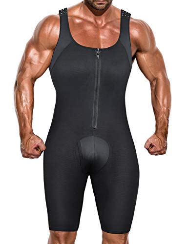 Dolovey Men's Shapewear Bodysuit Full Body Shaper Compression Slimming Suit Breathable #TOP7