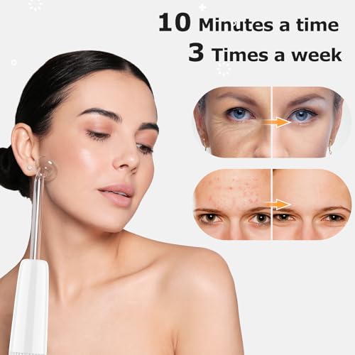 Image of High Frequency Facial Device DARSONVAL High Frequency Facial Wand Micro-Care Skin Care
