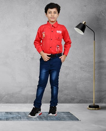 Image of Boys Boys Shirt and Jeans Set