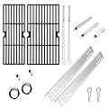 BBQ-PLUS Grill Replacement Parts for Charbroil Performance 2-Burner Gas Grills 463673519 463673019 463625217 463673017 G470-0002-W1 G321-0006-W1 G470-0004-W1 G470-5200-W1 Grill Accessories