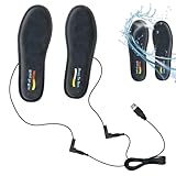 Elektrische thermische Einlegesohlen | Heiße Einsätze für elektrische Schuhe, Winterzubehör mit konstanter Temperatur für Arbeit, Laufen, Gehen und Wandern