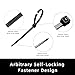 Cable Zip Ties, 250PCS Multi-Purpose Nylon Zip Ties, 4 Inch Self Locking Cable Ties,Self-Locking Wire Ties used for home, garden, garage,indoor and outdoor.Black Cable Ties