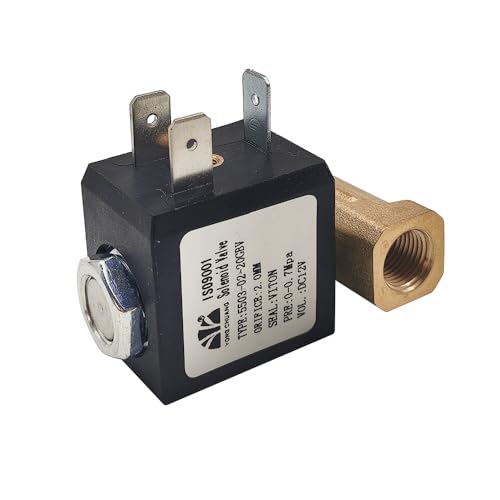 Électrovanne eau 12V étanche 7 bars en laiton pour appareils de stérilisation - 7
