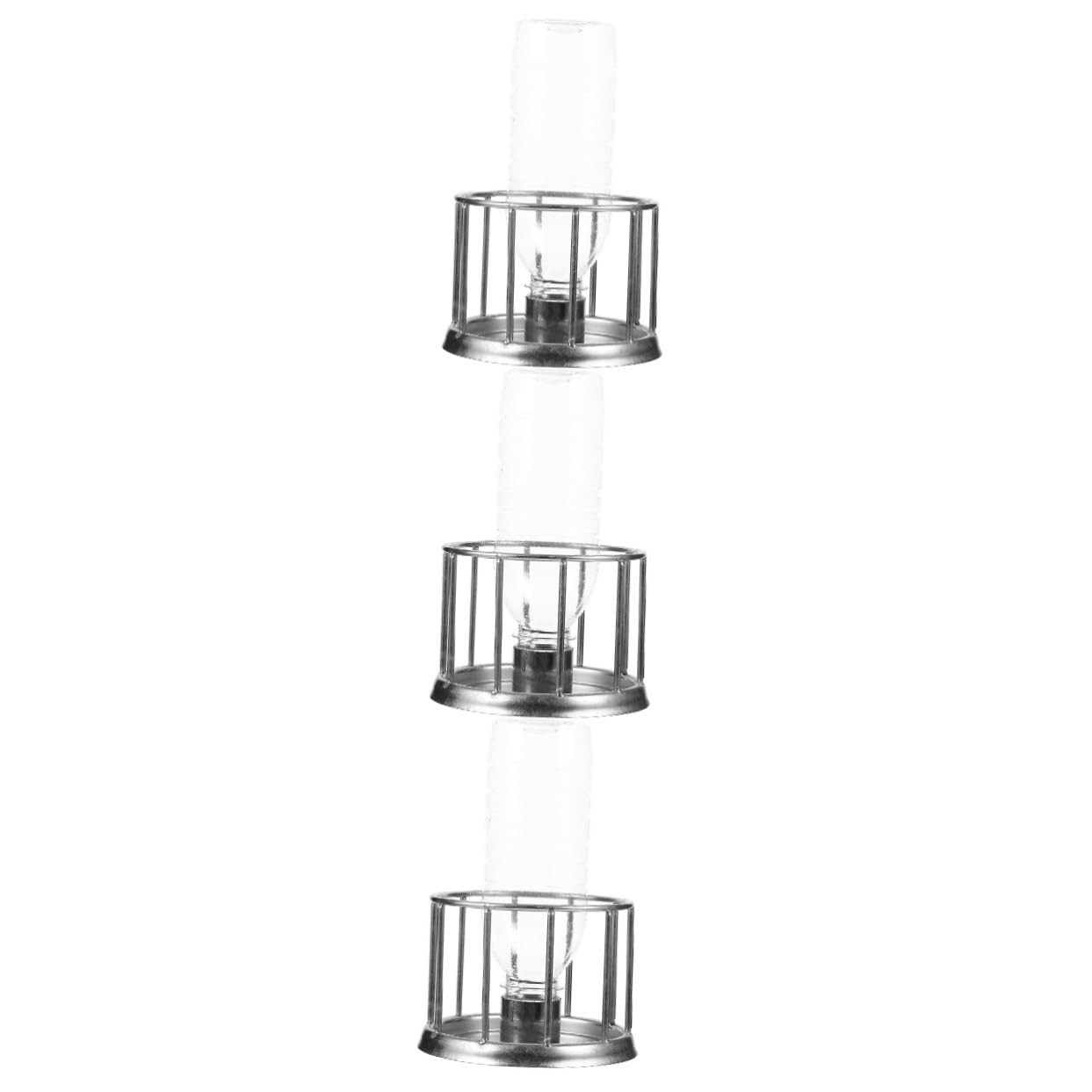 Hohopeti Comedero Práctico para Terrario De 3 Piezas Plato De Agua para Reptiles Lagartos Y