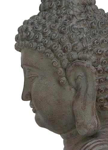 Deco 79 92694 Polystone Buddha Decorative Sculpture Meditating Home Decor Statue thumb #1