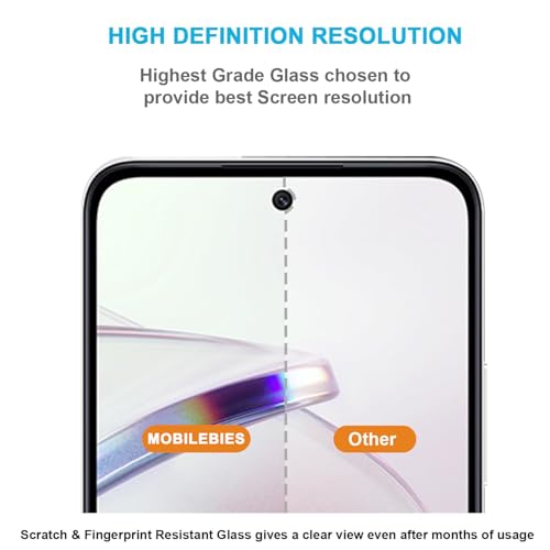Image of Premium Tempered Glass Screen Protector Guard For Moto G45 5G (6.5 Inch, Pack of 1) | Screen Guard With Edge to Edge Coverage With Easy to installation kit