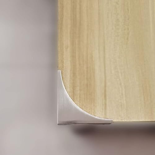 Miniatura 3 de Protectores de esquina  Protector de esquina de mesa de metal, soportes de esquina decorativos plateados y protectores de esquina para caja de