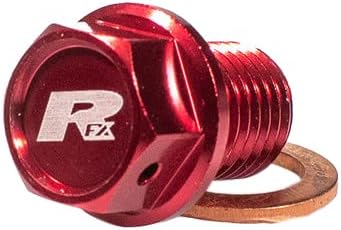 RFX Pro magnetyczna śruba spustowa (czerwona) [M8 x 35 mm x 1,25] Honda CRF250 20-21