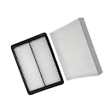 Partuto Engine Air Filter + Cabin Air Filter for Hyundai Sonata 2015-2019 Air Filter Combo Set for Engine Protection and Increase Performance 28113-C1100, 97133-C2000 Durable Material Replacement