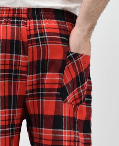 Image of Andrew Scott Men's Flannel Drawstring Pajama Pants | Plush Flannel Fleece | Pockets | Drawstring