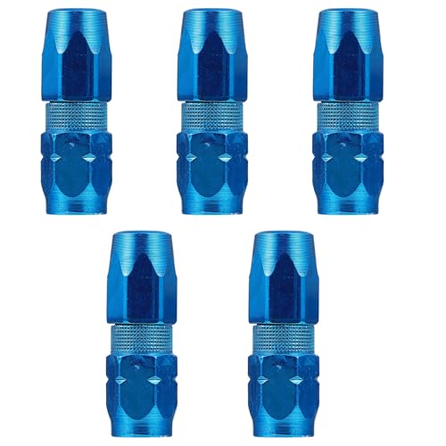 Alipis Buses de Remplacement Sûres et Solide pour Pistolet à Graisse Lot de 5 en Acier Carbone Bleu, Pièces Détachées pour Entretien Automobile