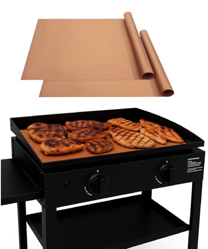 UNCO - Nonstick Grilling Mats for 22 Inch Blackstone Griddle, Resuable...