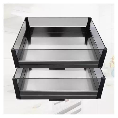 Organizador extraíble de acero inoxidable resistente para muebles de cocina 2