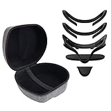 KIWISMART Soft Interface Bracket Set & Carrying Case for Oculus Quest Accessories Including PU Leather Foam Face Cover Pad Replacement & Protective Lens Cover Compatible with Oculus Quest (5-in-1)