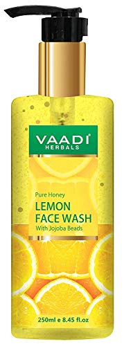 Vaadi Herbals Pvt Ltd Honey Lemon Face Wash With Jojoba Beads, 250 Ml
